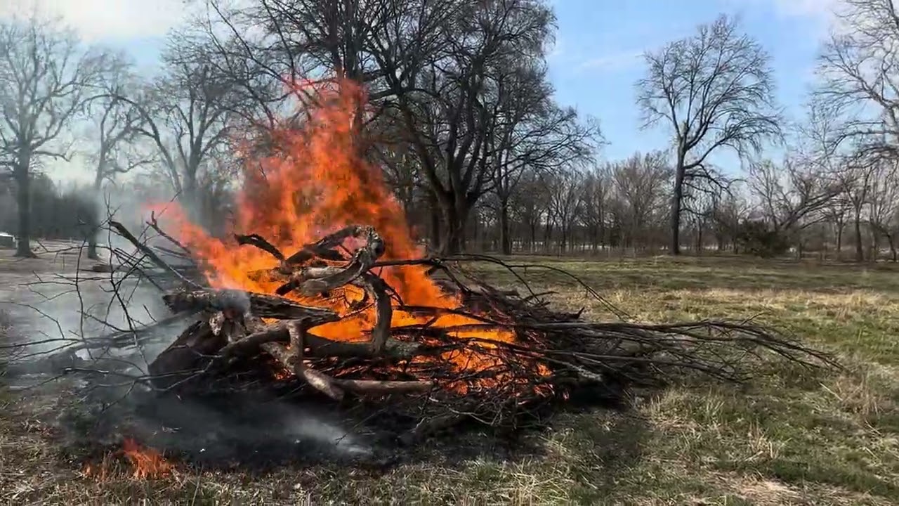 Burning brush on ReJoyce Farm, tips and tricks.