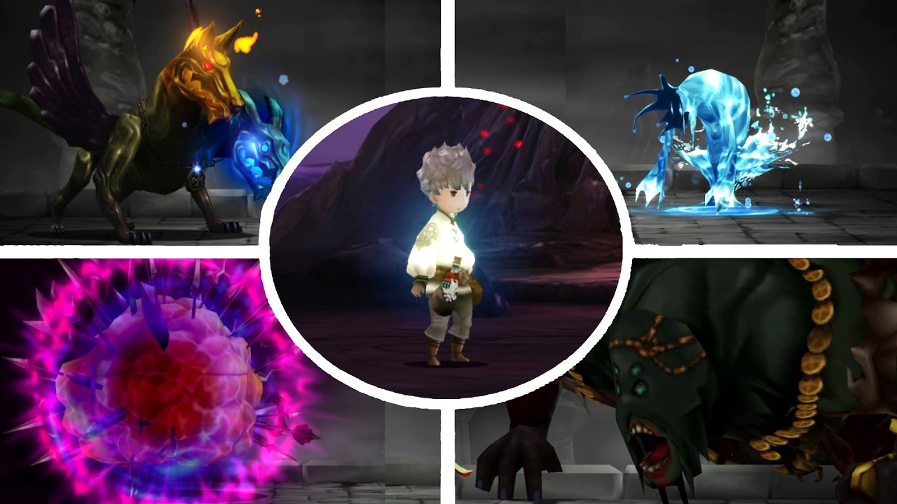 Bravely Default &ndash; All Bosses (Hard Mode)