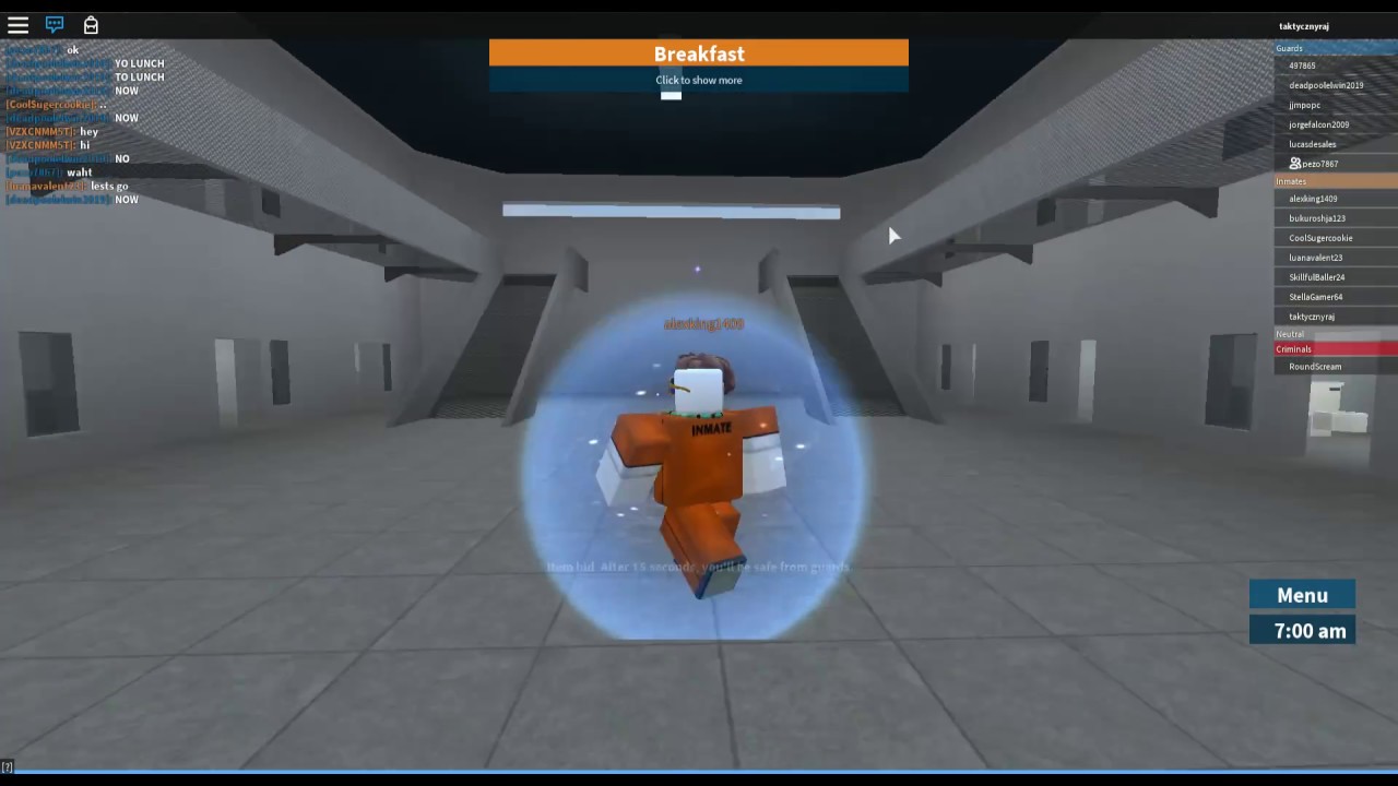 "Roblox" Prison Life2.00v. Gram Jako Policjant albo Złodziej.