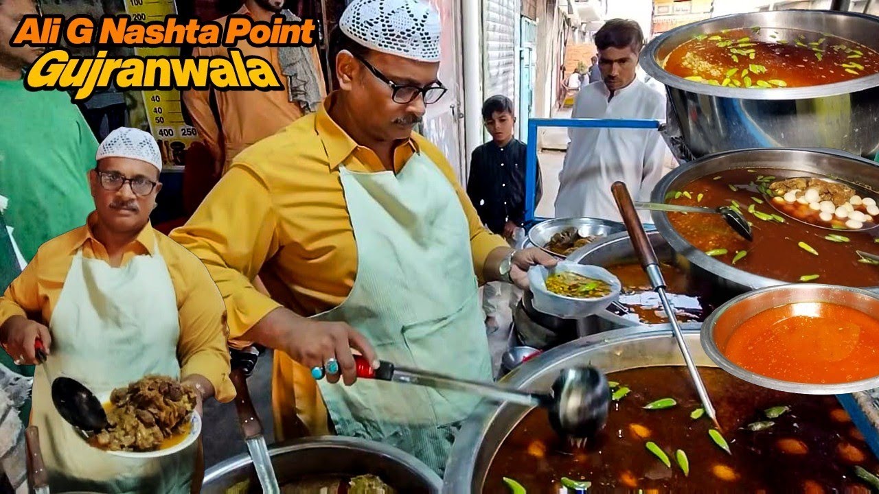60/-Rs Roadside Dhaba Style Hotel Pakistan Street Food😋Cheap Price Chanay | Bong Paye | Chawal