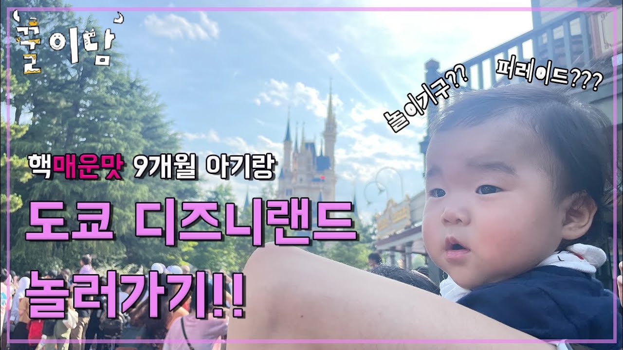 핵 매운맛 9개월 아기와 도쿄 디즈니랜드 가기! ㅣ디즈니랜드도쿄ㅣ일본ㅣ놀이기구ㅣ퍼레이드