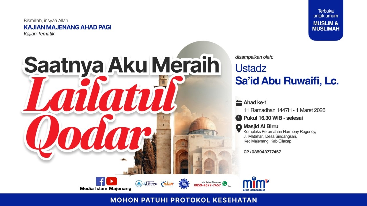 [LIVE] Saatnya Aku Meraih Lailatul Qadar.