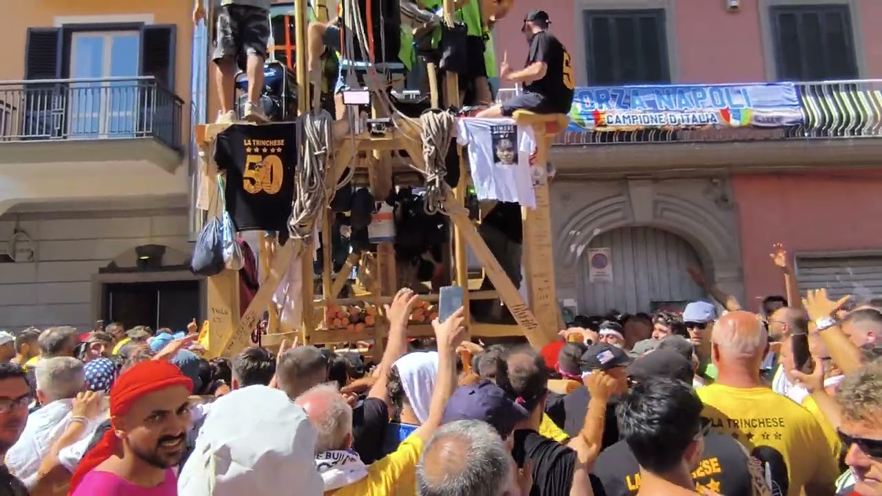Festa dei gigli Nola 2025 Trinchese spalletta o palazz a caten