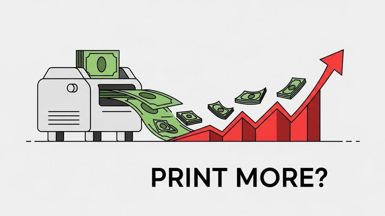 when country wants to  prints unlimited  money? what happens explain like you,r 5