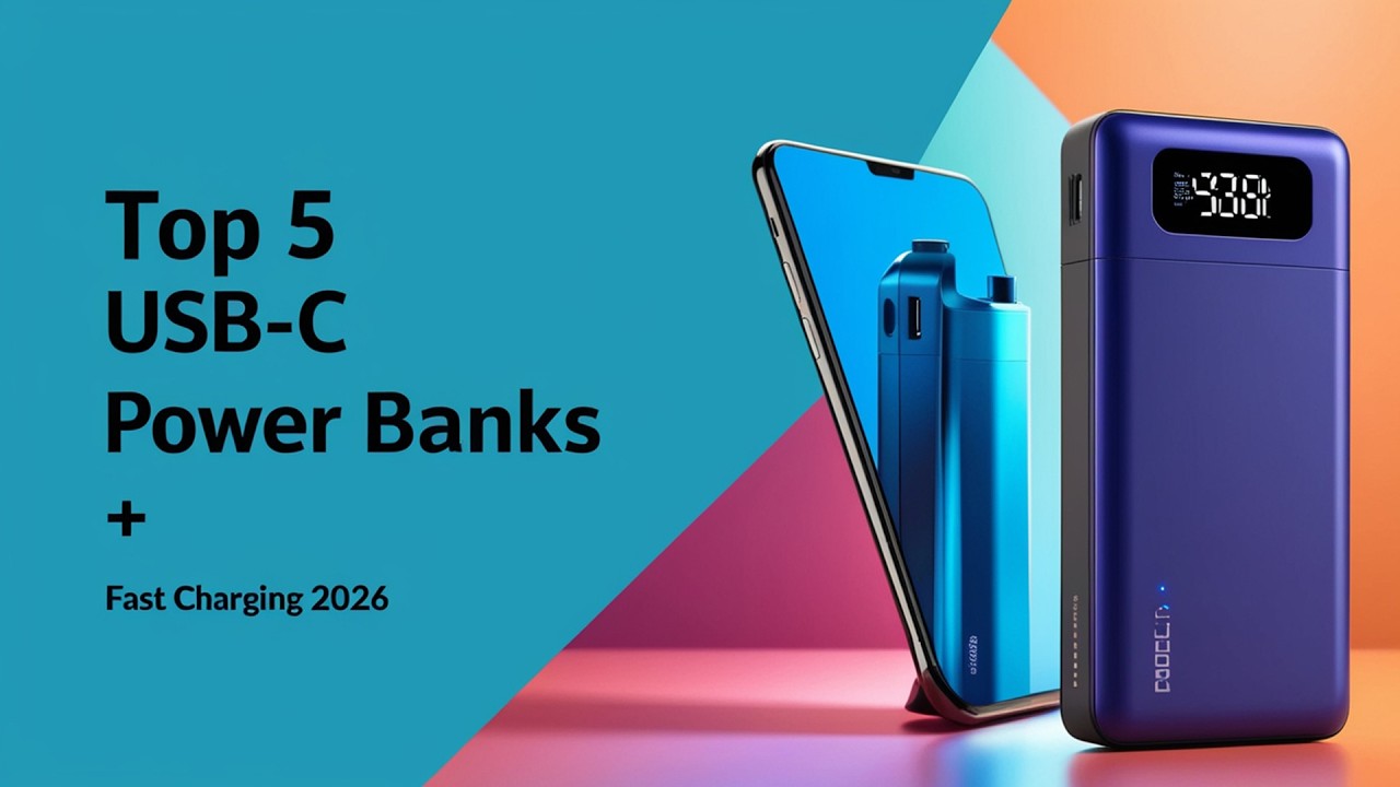 Top 5 Best USB-C Power Banks 2026 – Fast Charging & Portable!
