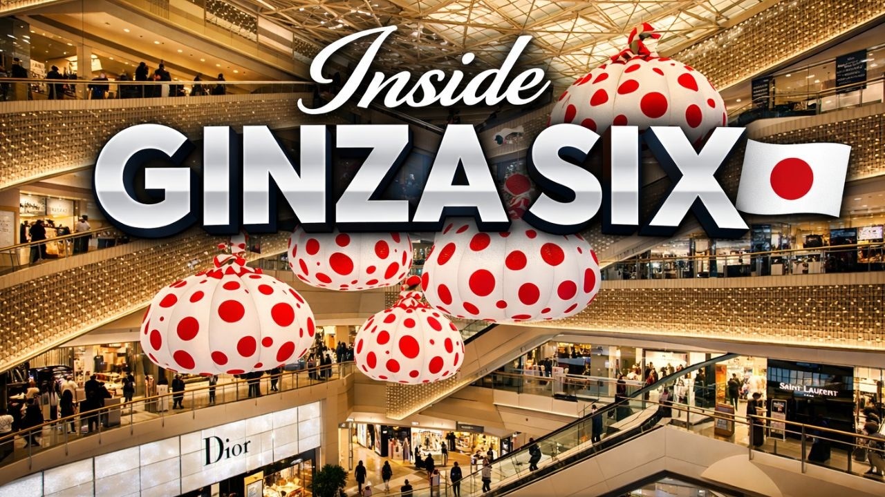 Внутри GINZA SIX 🇯🇵 &mdash; самого роскошного торгового комплекса Токио.