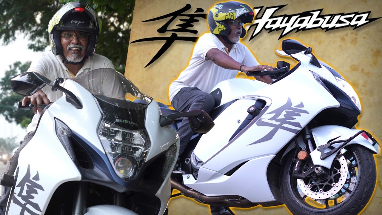 DAD's day with HAYABUSA 🔥😍| Ride with Super Bike!