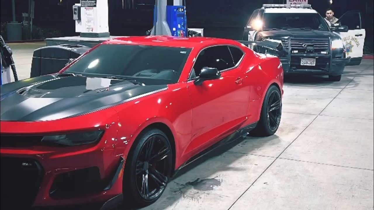 Police Harass Me In My Camaro ZL1 CA2K22 (State Reff and Crash) #cars #police #crash