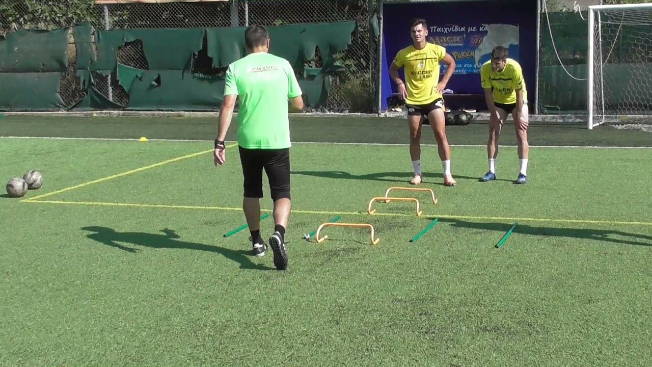 soccer training ideas 62 ( Coordination + COD startings)