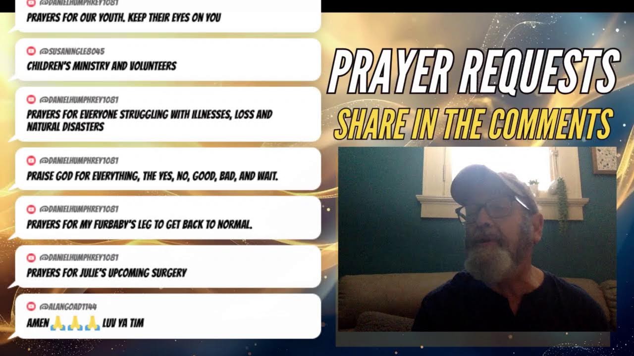 Join us live for prayer and encouragement