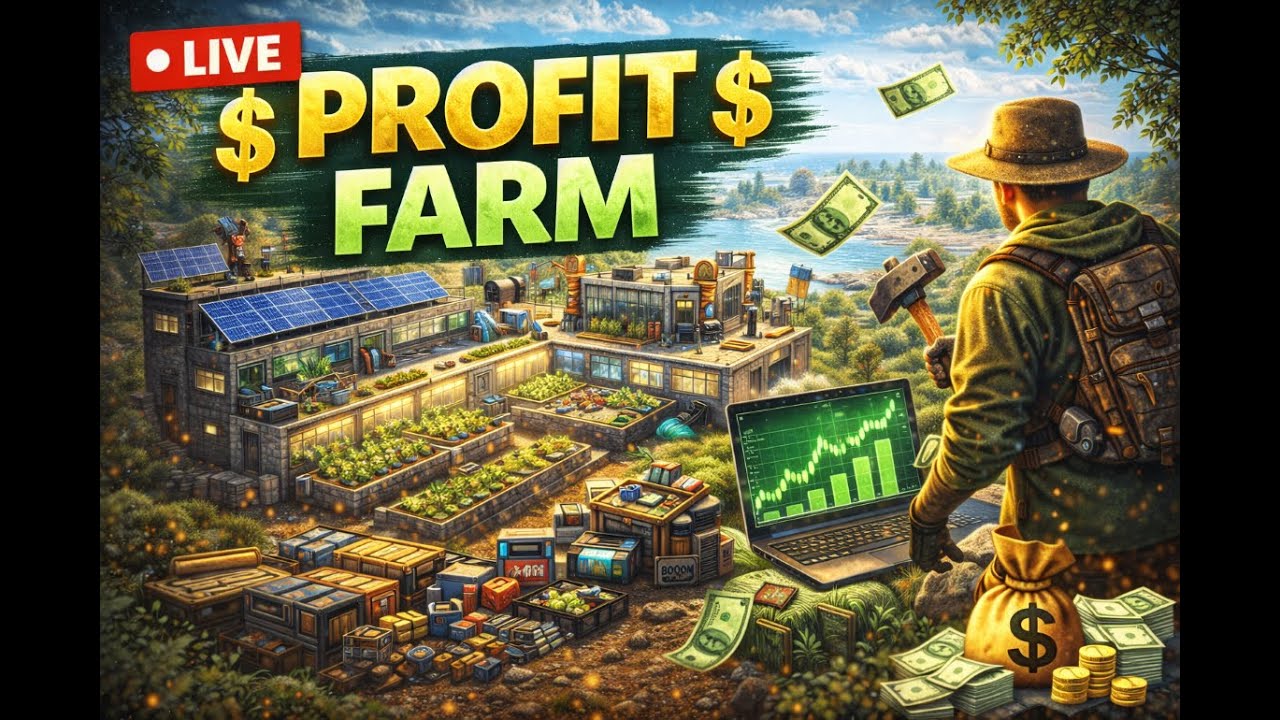 👉 💸 PROFIT INFINIT ÎN RUST?! | FARM PvE LIVE