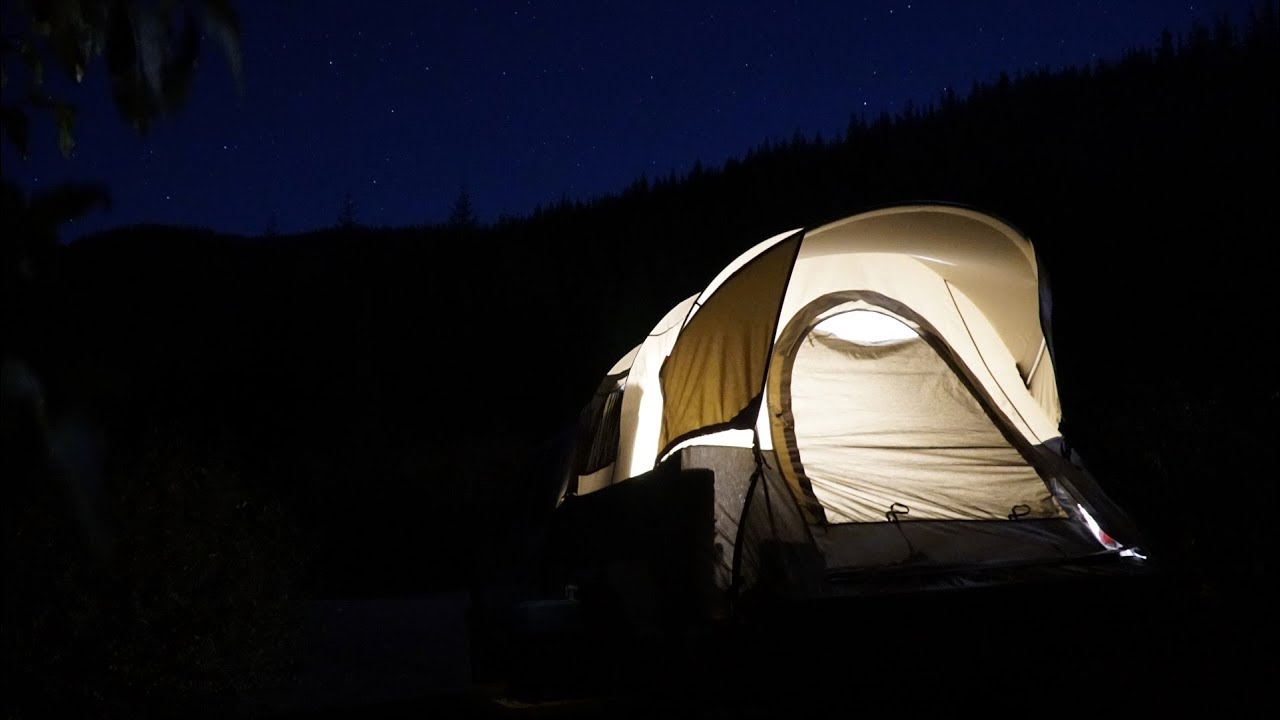 Cooking and Heating with Gas - Truck Tent Camping Overnight