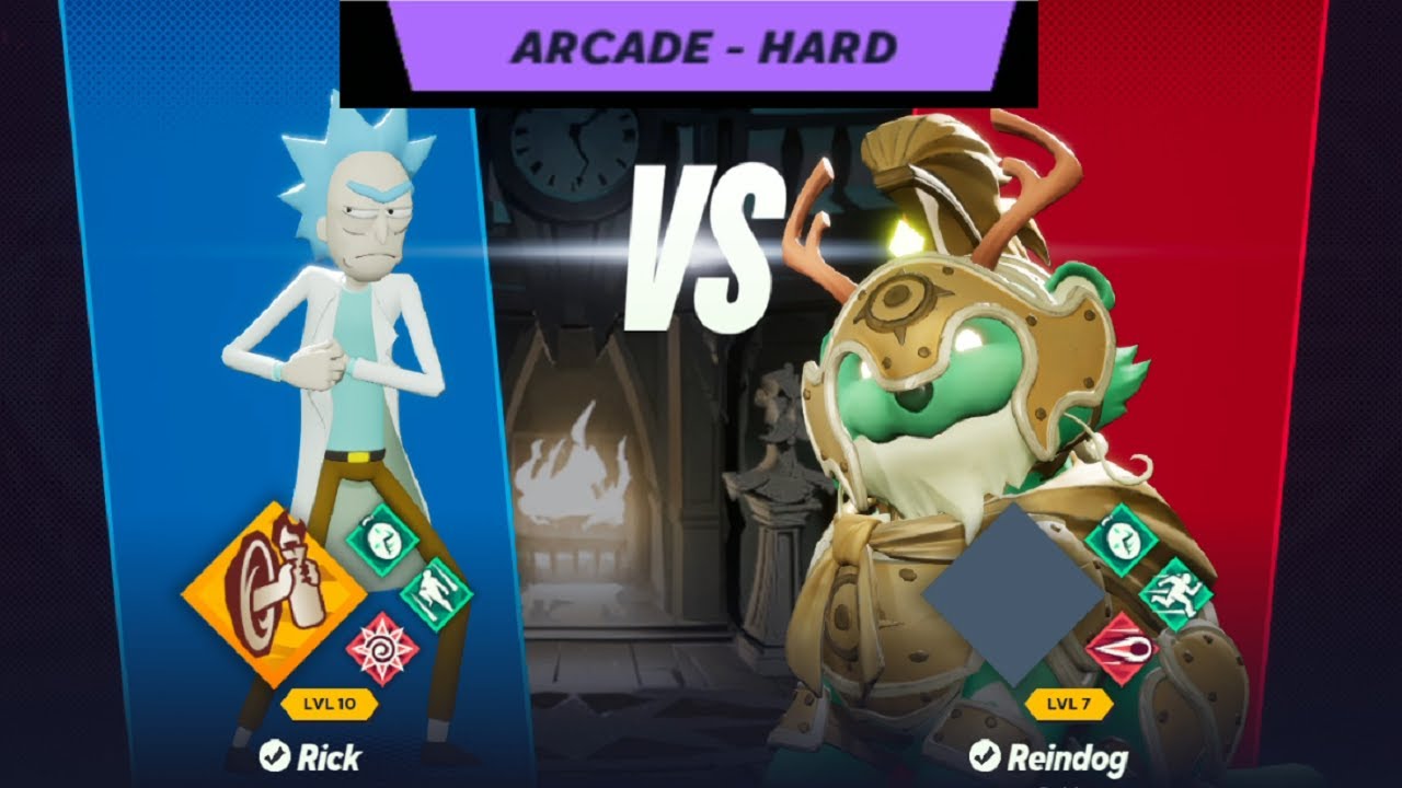 MultiVersus Arcade Mode Gameplay (Hard) with Rick