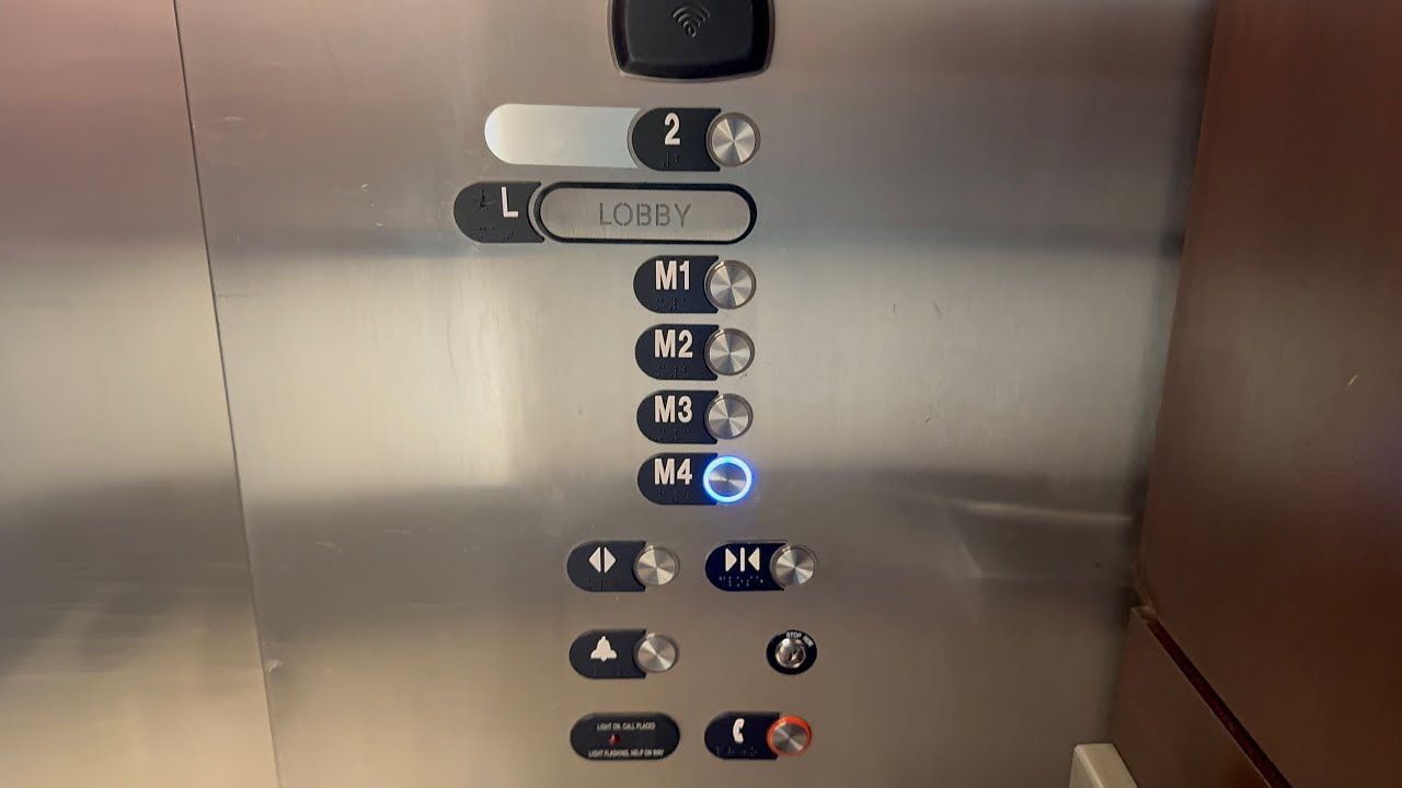 OTIS Traction Elevators at West Lobby- Marriott Marquis- Washington, DC, USA