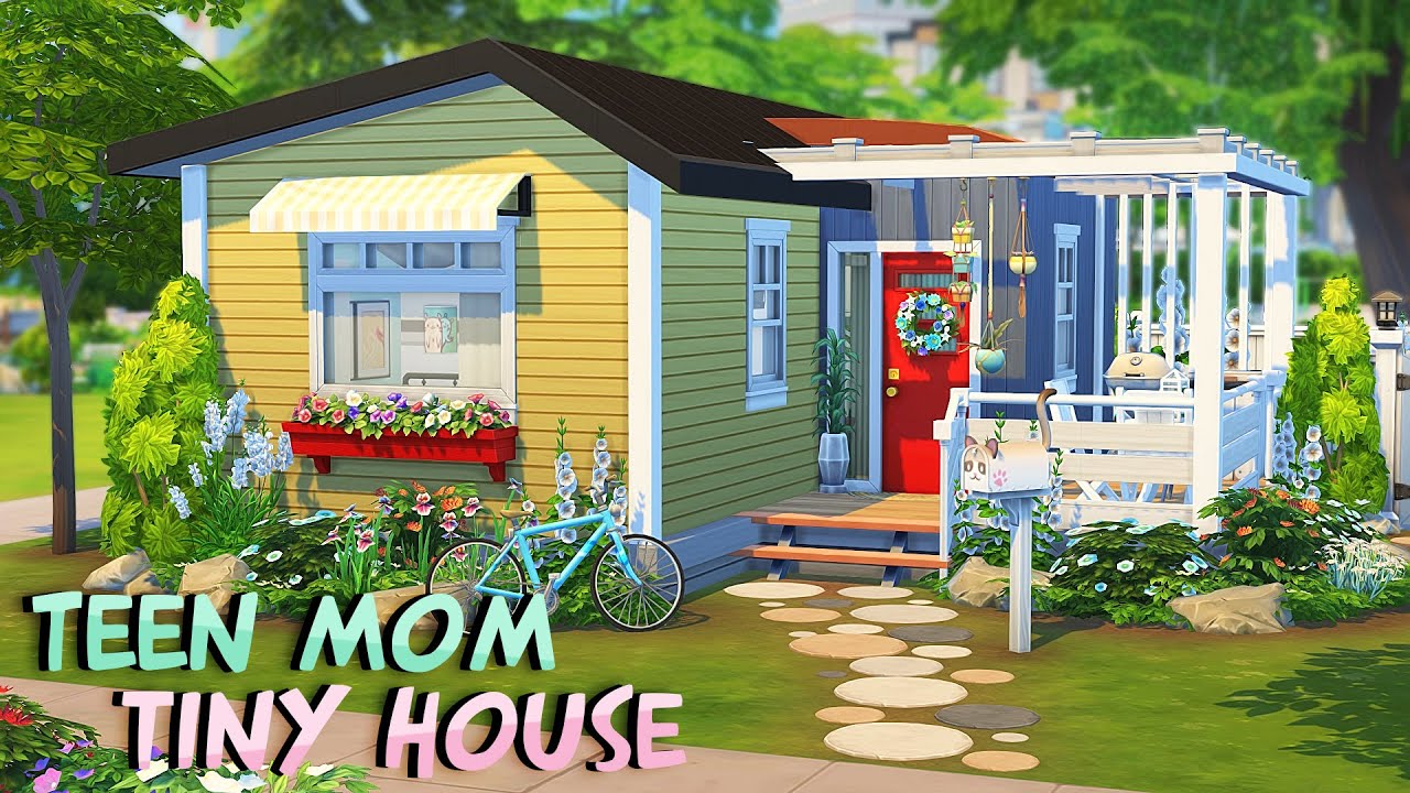 TEEN MOM TINY HOUSE 💕 | The Sims 4: Speed Build