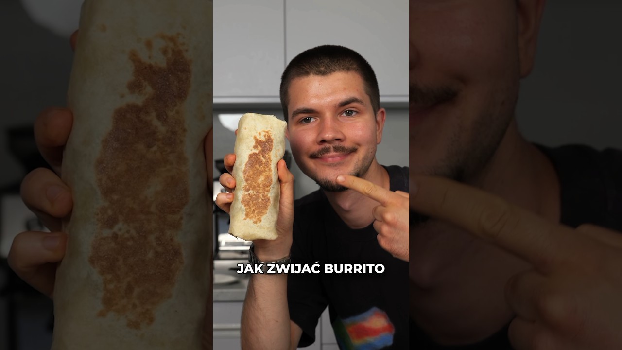 Jak zwijać burrito? 🌯#coocharz #poradnik #gotowanie #jedzenie #tortilla #burrito #shorts
