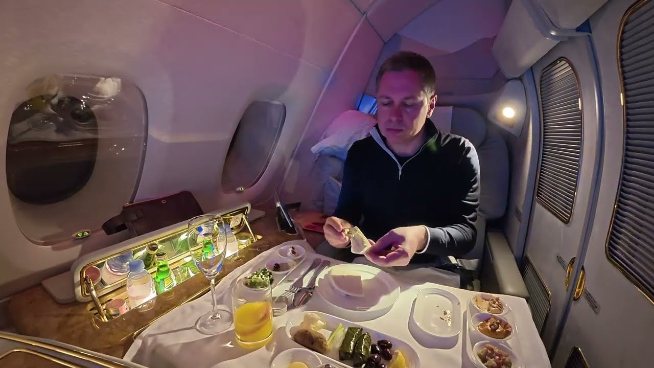 Emirates First Class on the A380