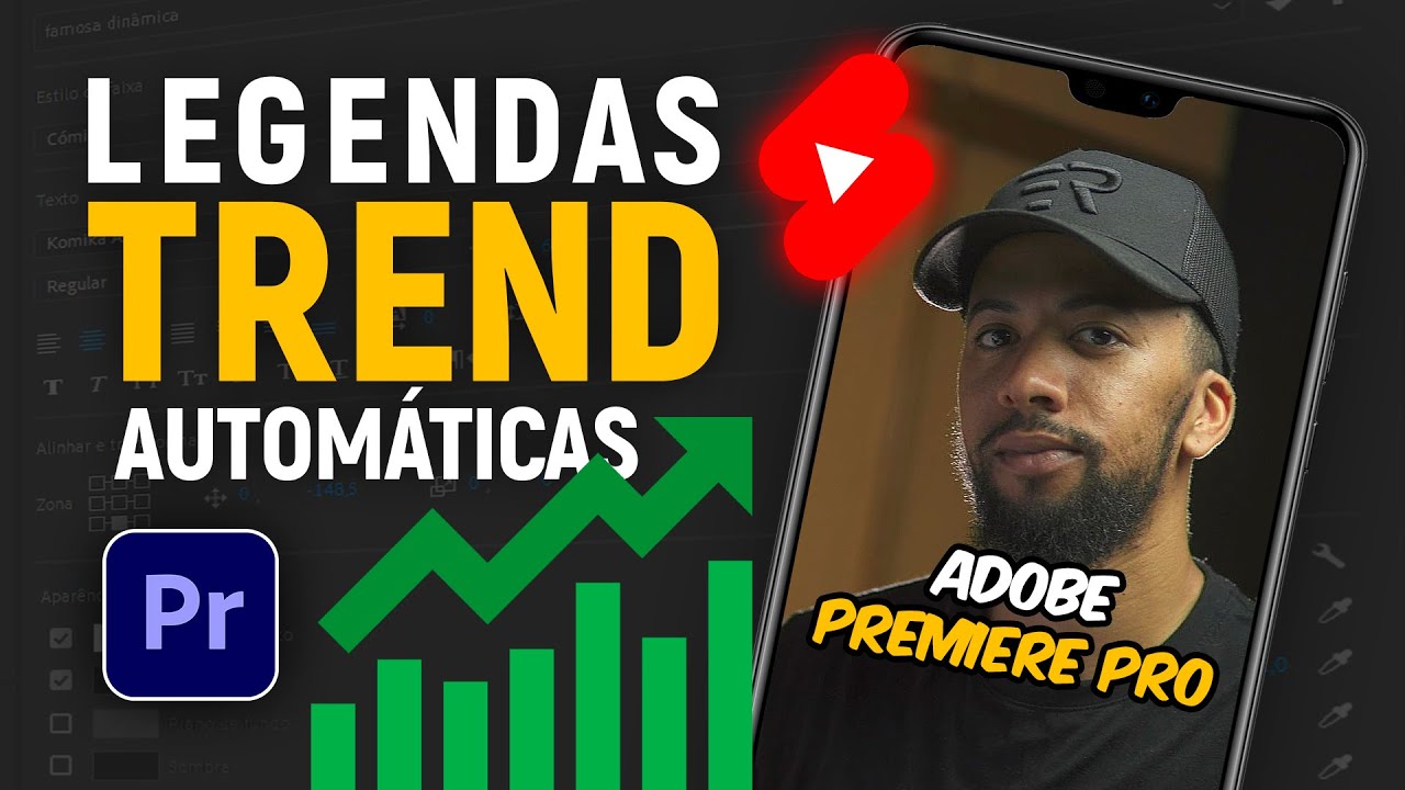 Como Legendar Shorts, Tik Tok e Reels com Estilo Viral (Automaticamente) - Tutorial Premiere Pro