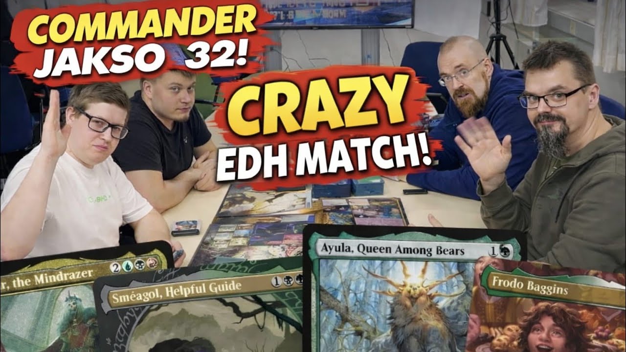 EDHB - MtG Commander - jakso 32: Sméagol vs. Nekusar vs. Frodo vs. Ayula