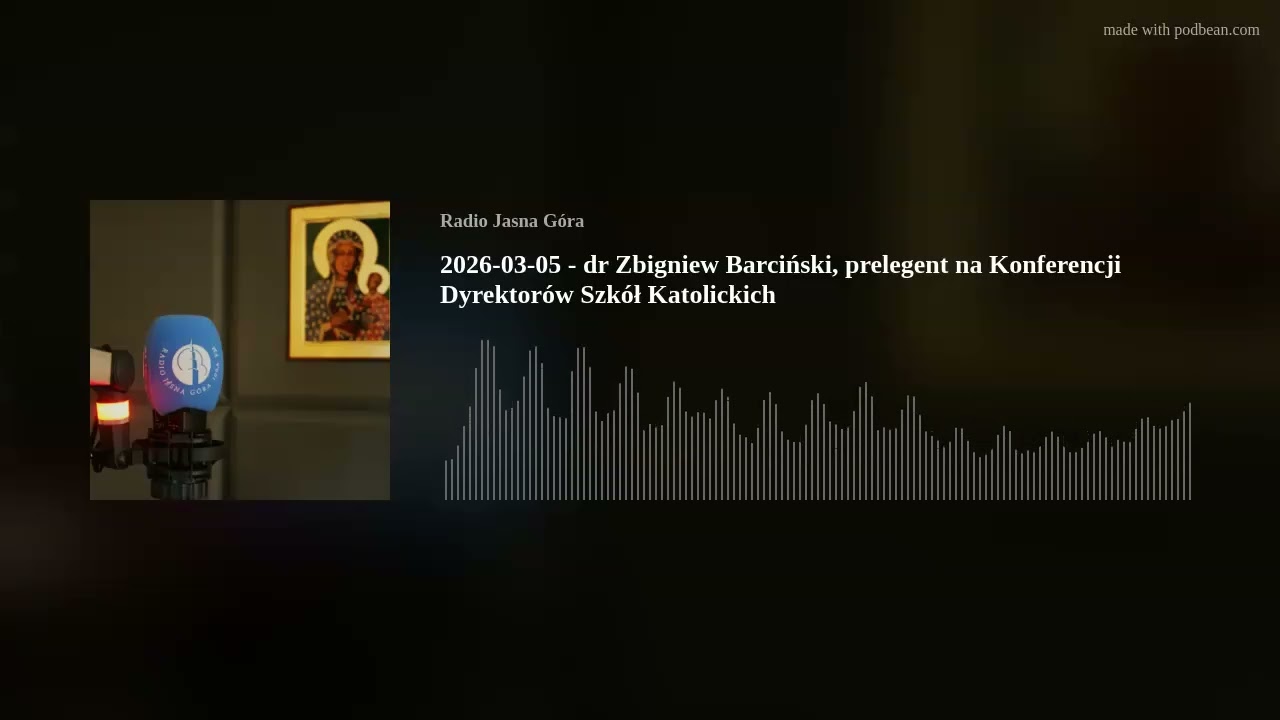 2026-03-05 - dr Zbigniew Barciński, prelegent na Konferencji Dyrektor&oacute;w Szk&oacute;ł Katolickich