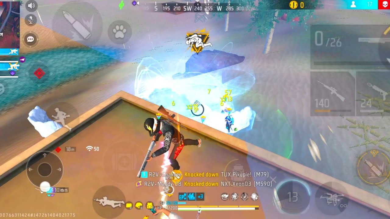 FREE FIRE MAX INDIA TOURNAMENTS HIGHLIGHTS🏆SECONDARY RUSHER POV 🔥 R2V ESPORTS 🚀 MADDY 08 🎀