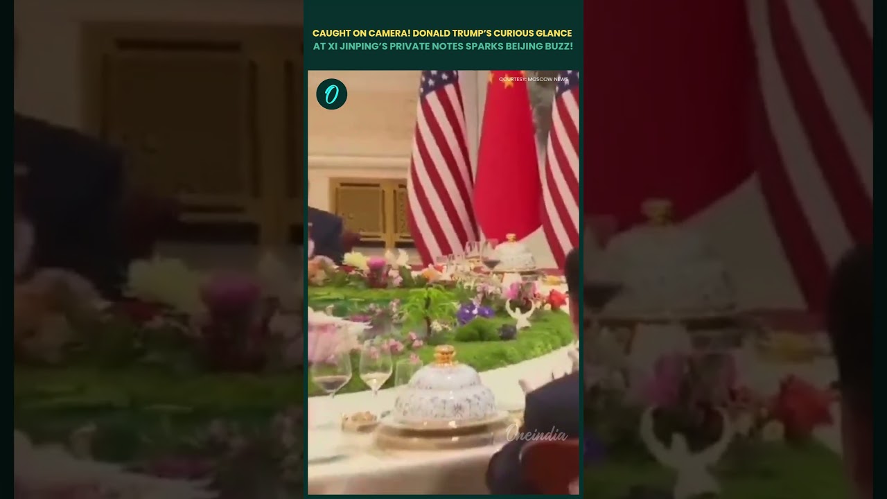 Diplomatic Moment Goes Viral: Trump Seen Glancing at Xi Jinping&rsquo;s Notes