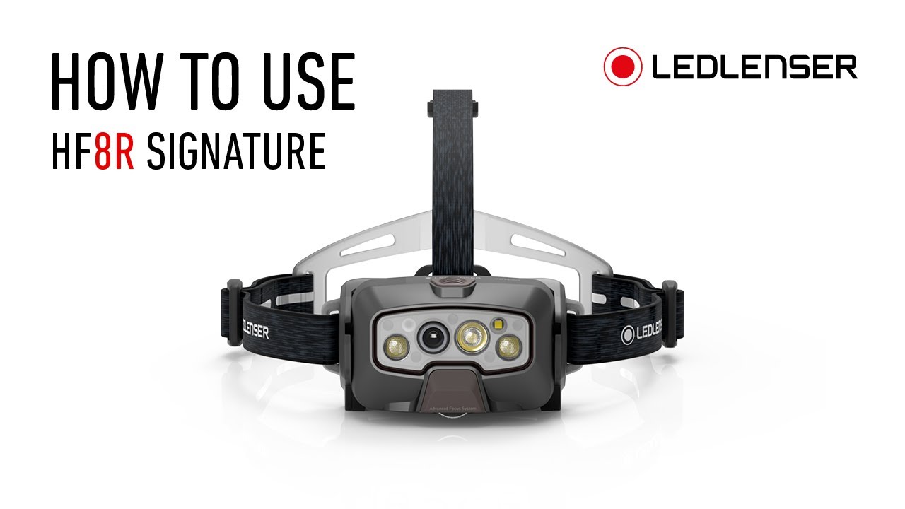 HOW TO USE Ledlenser HF8R Signature | Deutsch