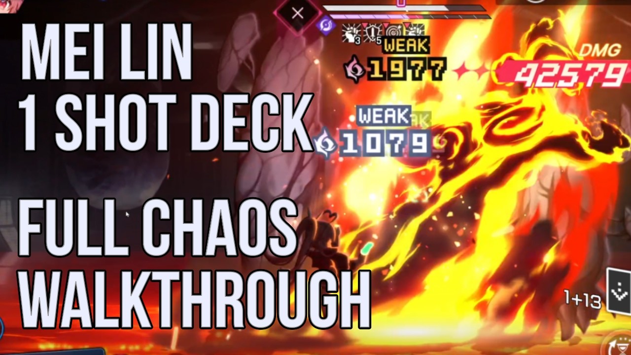Building a One Shot Mei Lin Deck | Full Chaos Walkthrough - Chaos Zero Nightmare