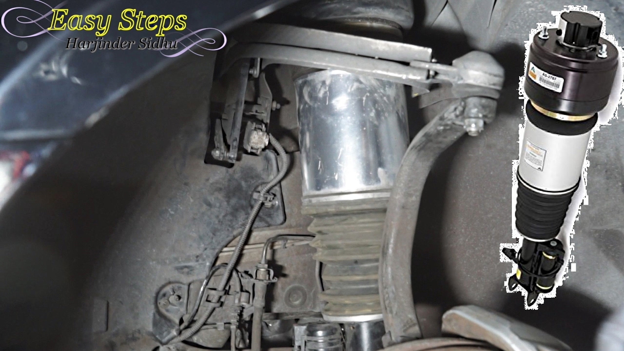 How To Replace Front Air Suspension Shock on Mercedes | Arnott Struts for CLS-Class W219