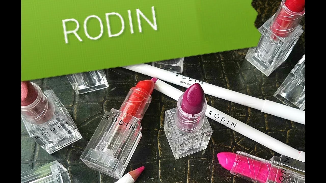 Rodin lipstick and lip-liners review