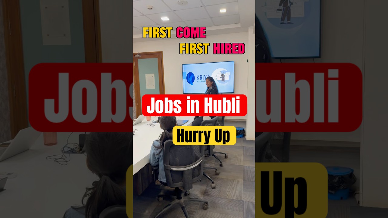 Jobs in Namma #hubli 🥳 #hublidharwad #dharwad #jobs #job #karnataka #hubballi