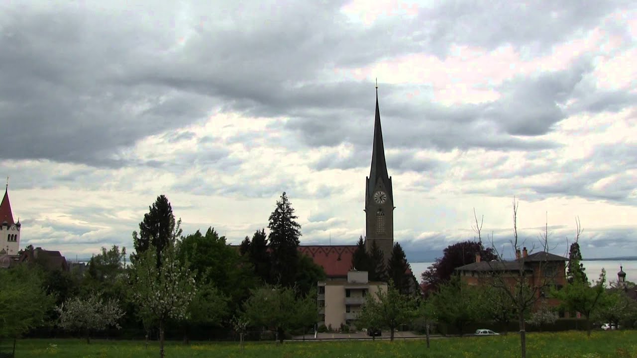 CH - Rorschach (SG) Sonntagseinläuten (Alle 3 Kirchen Zusammen) Stadtgeläute
