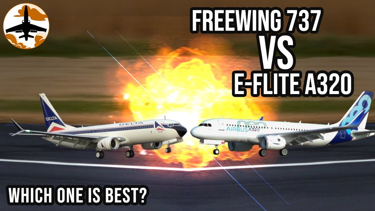 Clash of the Titans - Freewing AL37 70mm vs E-flite A320 Neo 64mm