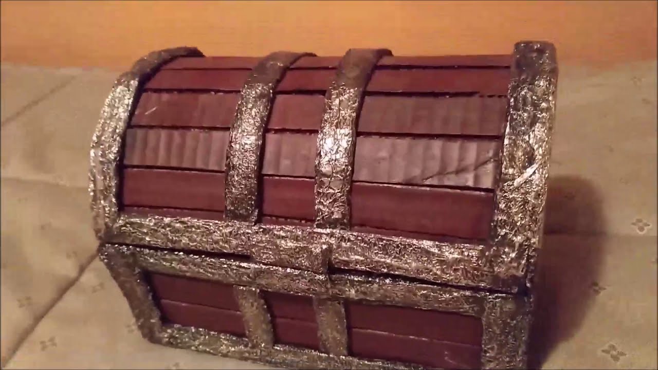 Como Hacer un Cofre de Cartón 😍👌 SÚPER FÁCIL!!