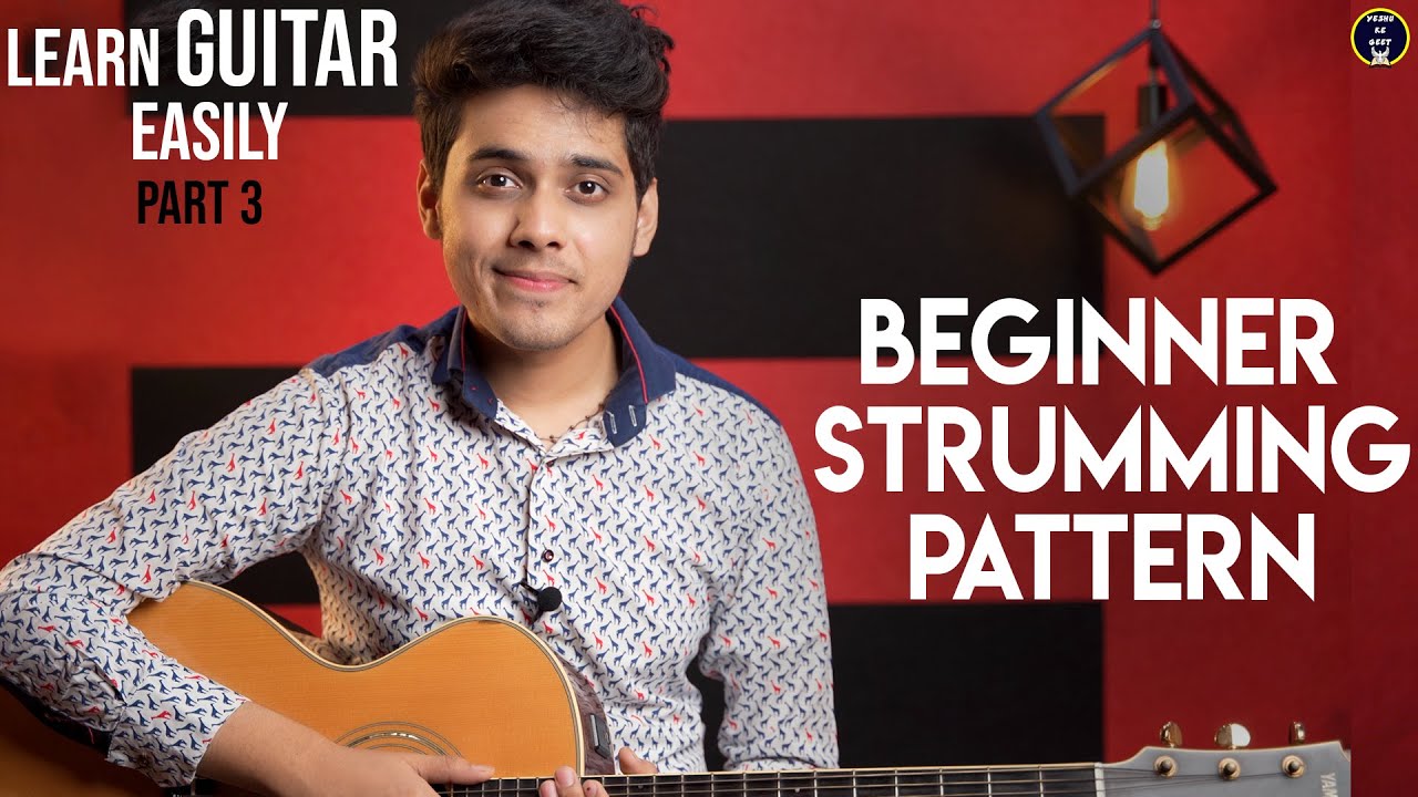 Basic Easy Guitar Strumming Lesson 3 for Beginners | Techniques & Exercises | Hindi | Yeshu Ke Geet
