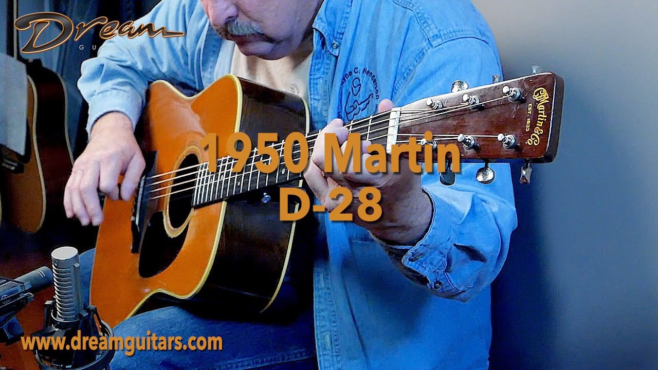 1950 Martin D-28, Brazilian Rosewood & Sitka Spruce