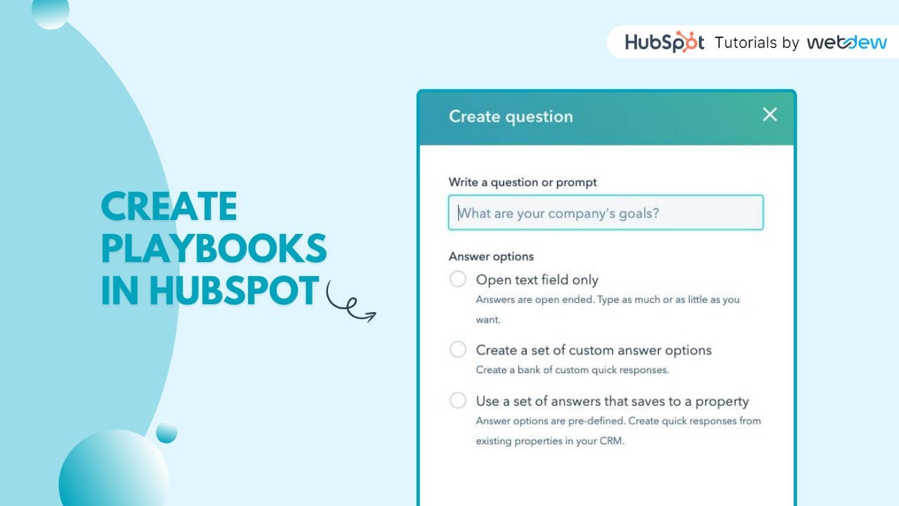 How to create Playbooks in HubSpot