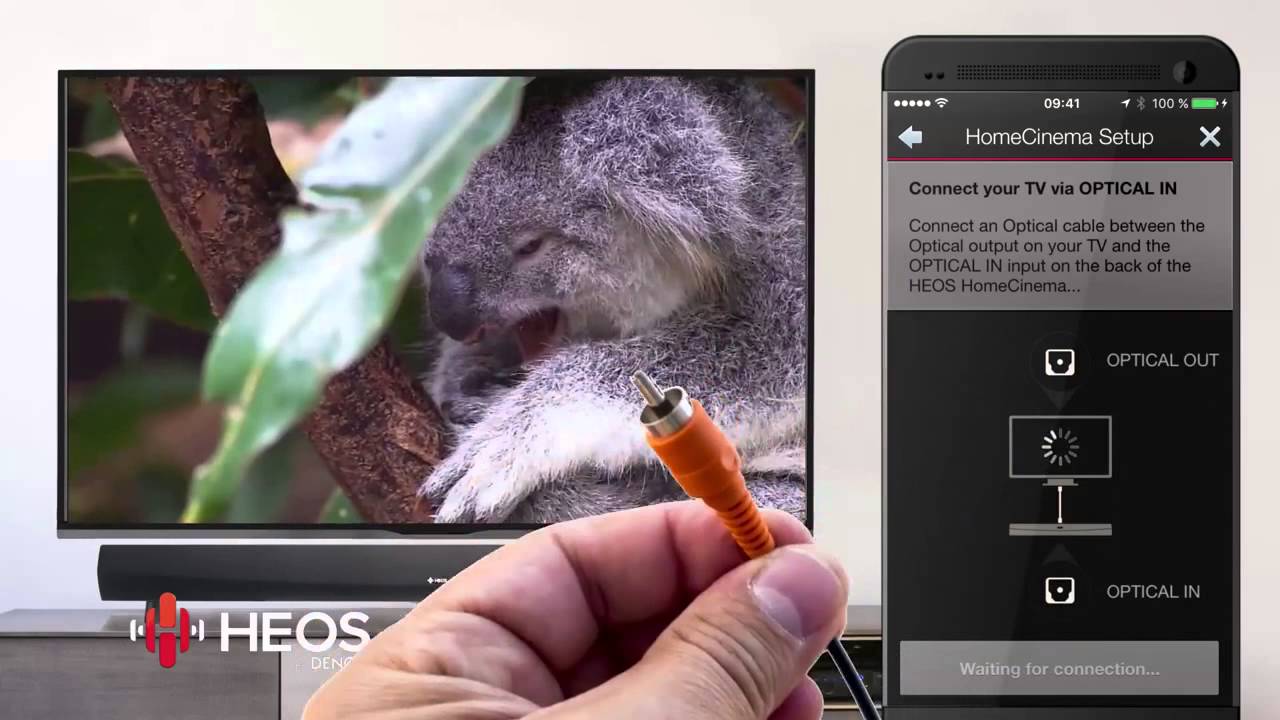 Denon |  How to setup the HEOS HomeCinema using Digital Optical/Coaxial