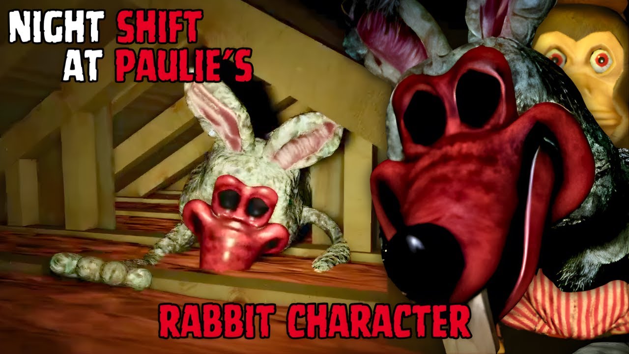 Night Shift At Paulie's [Rabbit Character] - Full Game Walkthrough & Ending - Roblox