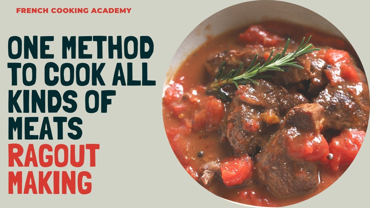 French style slow cooked beef (an easy method to create all kinds of ragouts)