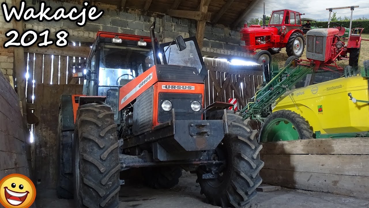 Rozpoczęcie Wakacji 2018 ㋡ Ursus 1234 - Massey ferguson 7619 i inne ㋡