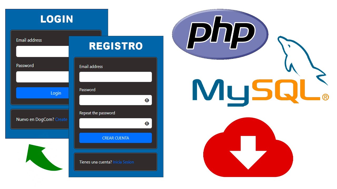 Sistema de login con PHP, MySQL y CSS. Descarga el proyecto libre