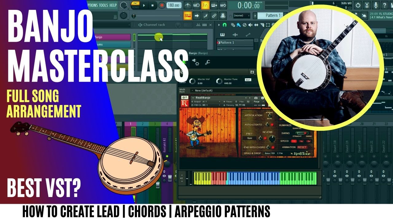 BANJO MASTERCLASS | How to play Leads, Chords, Arpeggios in Banjo | Using Capo | Best VST | HINDI