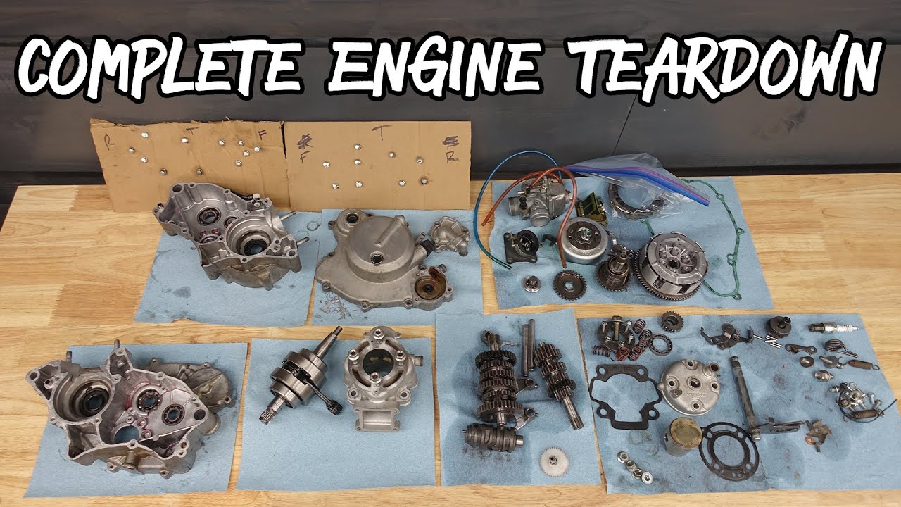 Полная разборка и диагностика двигателя KX65