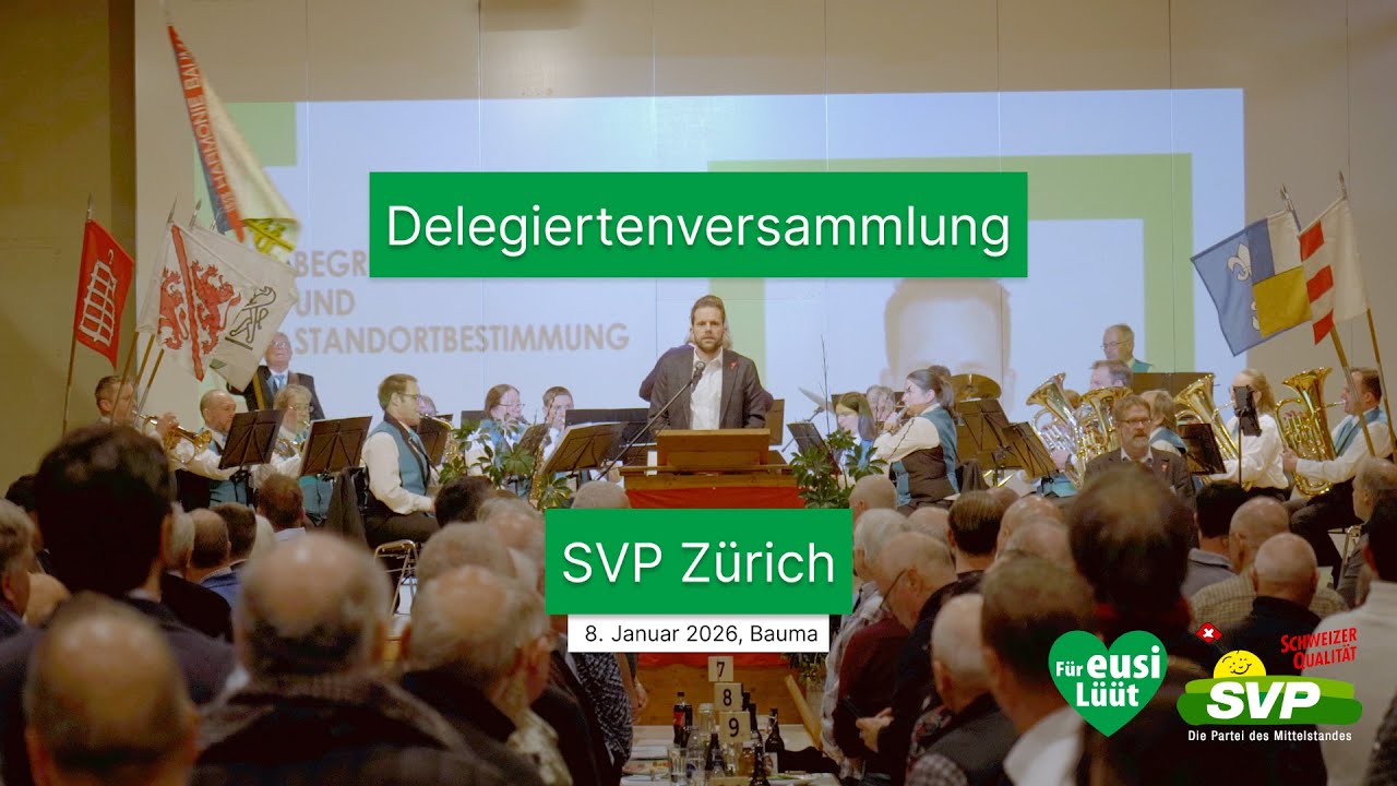 Delegiertenversammlung SVP Kanton Zürich | Parolenfassung März 2026