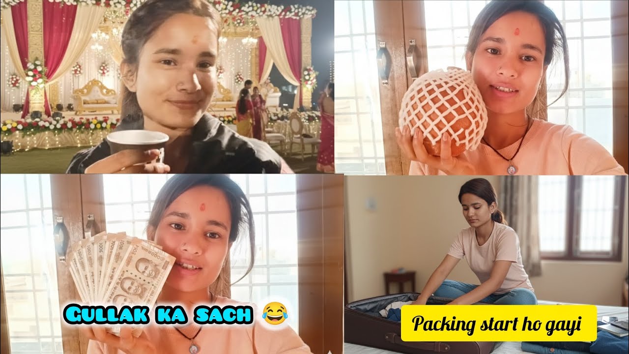 Packing भी हो गई शुरू , Itne paise the aur mujhe pata hi nahi tha 😭💸 @Harshitakandpalvlogs #money 