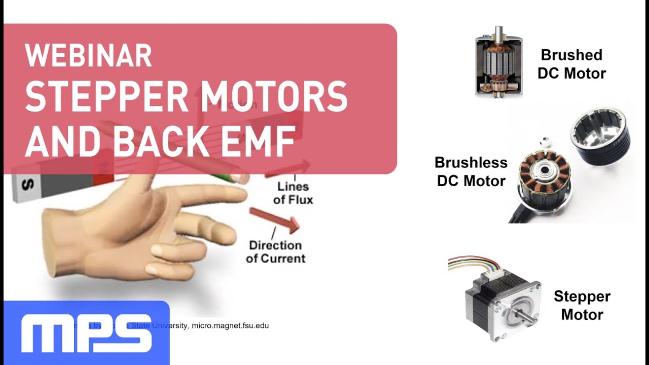 Stepper Motors and Back EMF Webinar