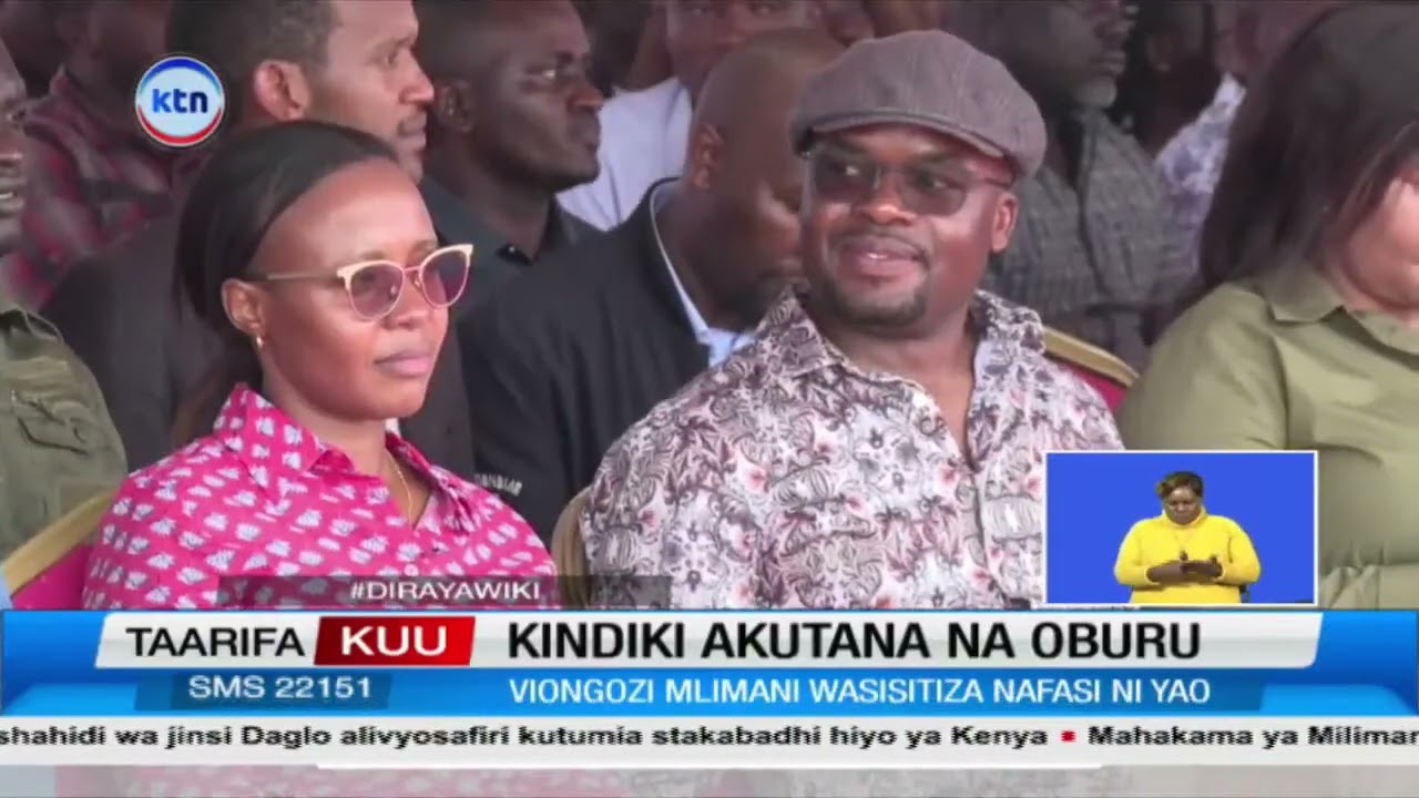 Kindiki akutana na Oburu: wamekutana kwenye mkutano wa kisiasa