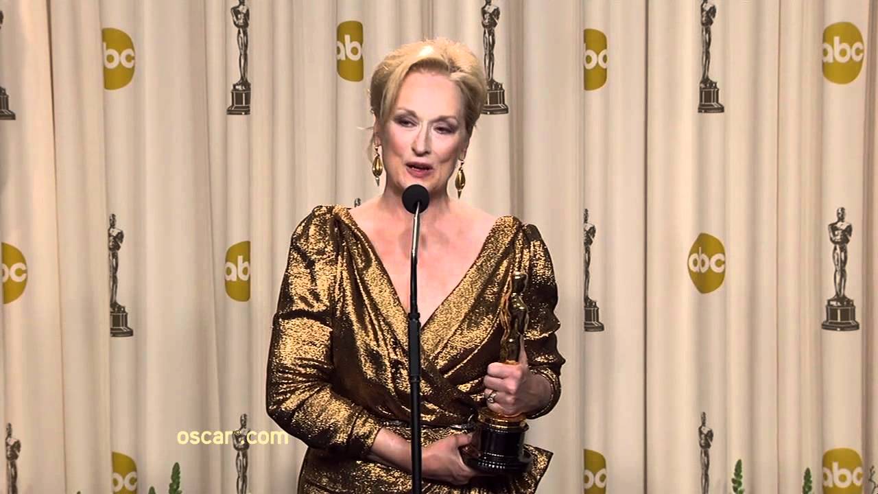 Meryl Streep - Press Room Cam