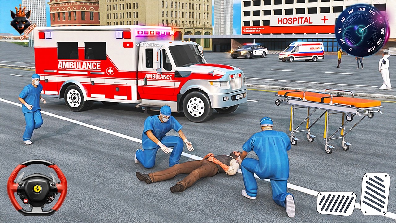 🚑 Emergency Ambulance Simulator - Urgent Ambulance City Rescue | Android Gameplay iOS